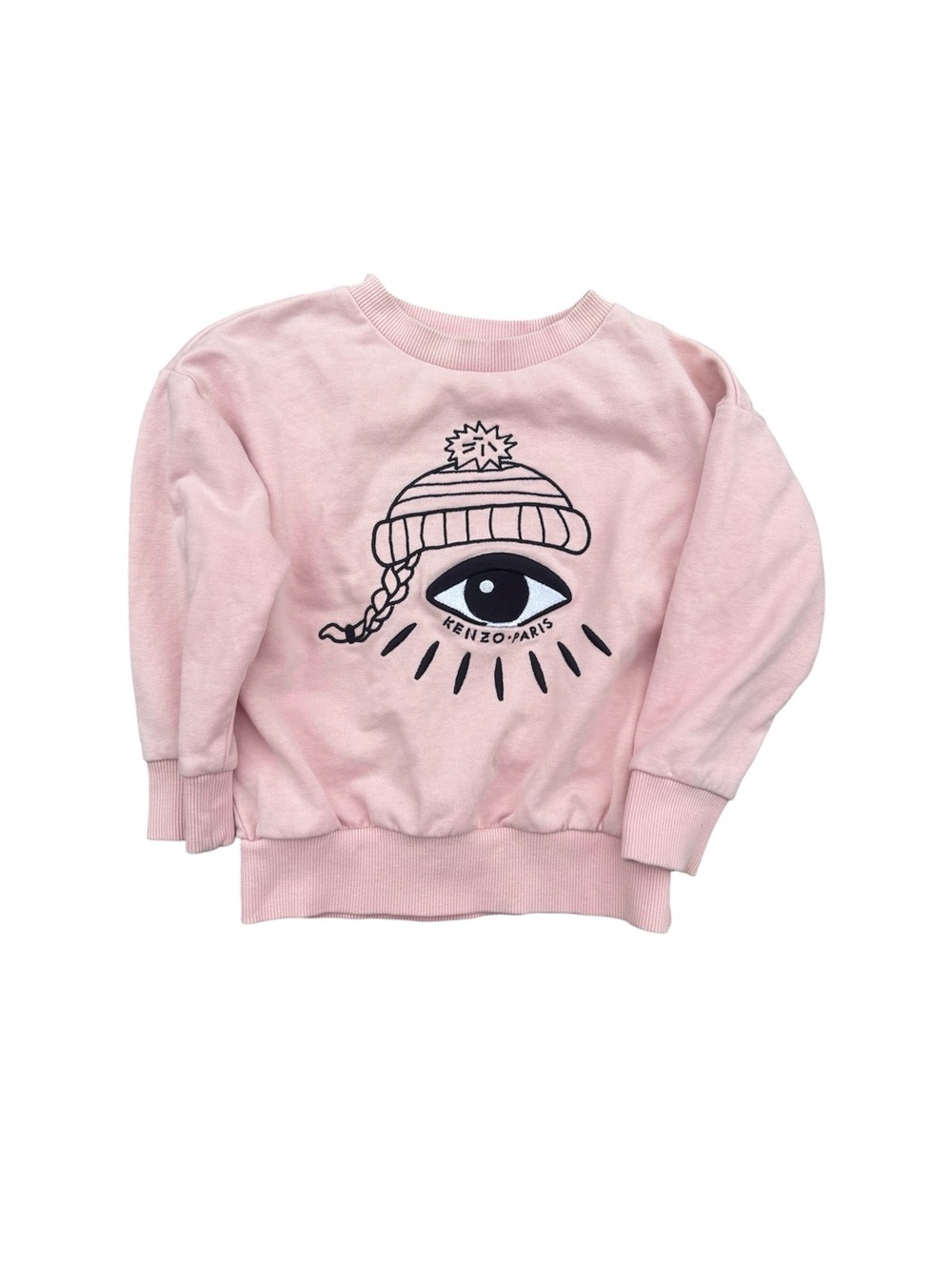 Kenzo Kids Light Pink Eye Graphic Sweatshirt